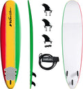 Classic Soft Top Foam 8ft Surfboard - Sunburst