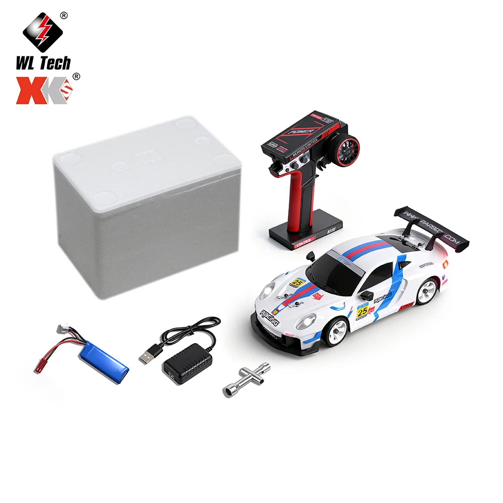 WLtoys 1/28 RC Drifting Car 284191 284019-A Upgraded Gyro 4WD High Speed Radio Control Model 2.4G Drift Racing Vehicle Mini Gift