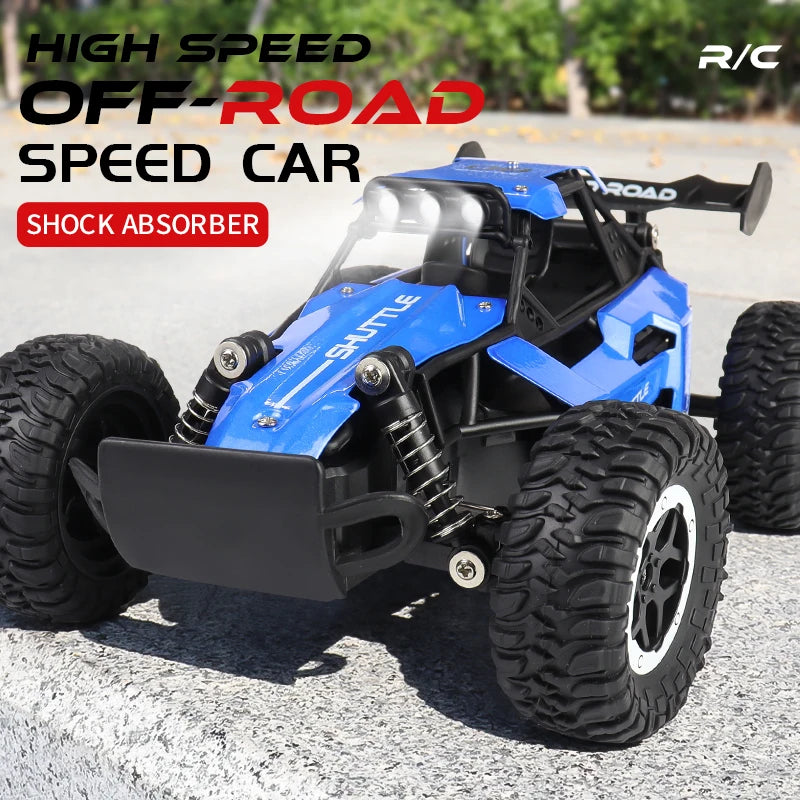 ZWN 1:12 1:16 20KM/H RC Car With LED Lights 2.4G Alloy Off-Road High Speed Vehicle Remote Control Cars Toys for Children Gifts