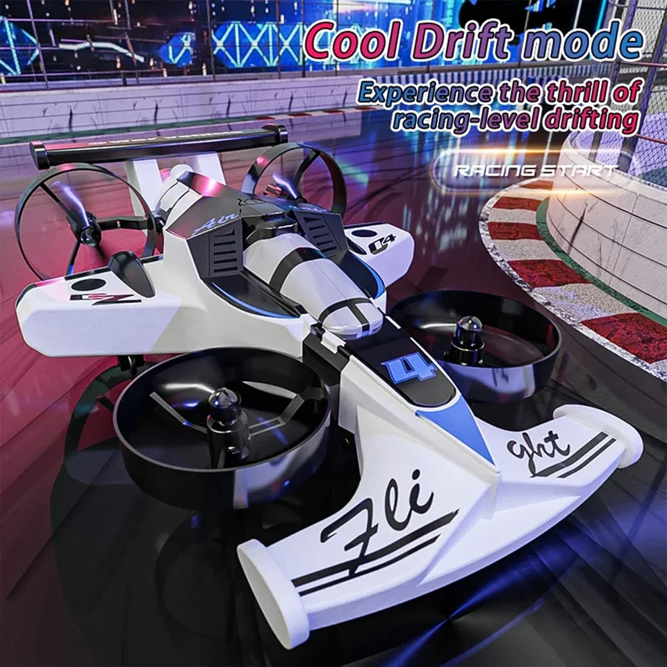 In Stock 2 IN 1 RC Car And RC Plane Amphibious Drift Racing Fixed-wing Aircraft Drone Toys For Kids And Adults Gift