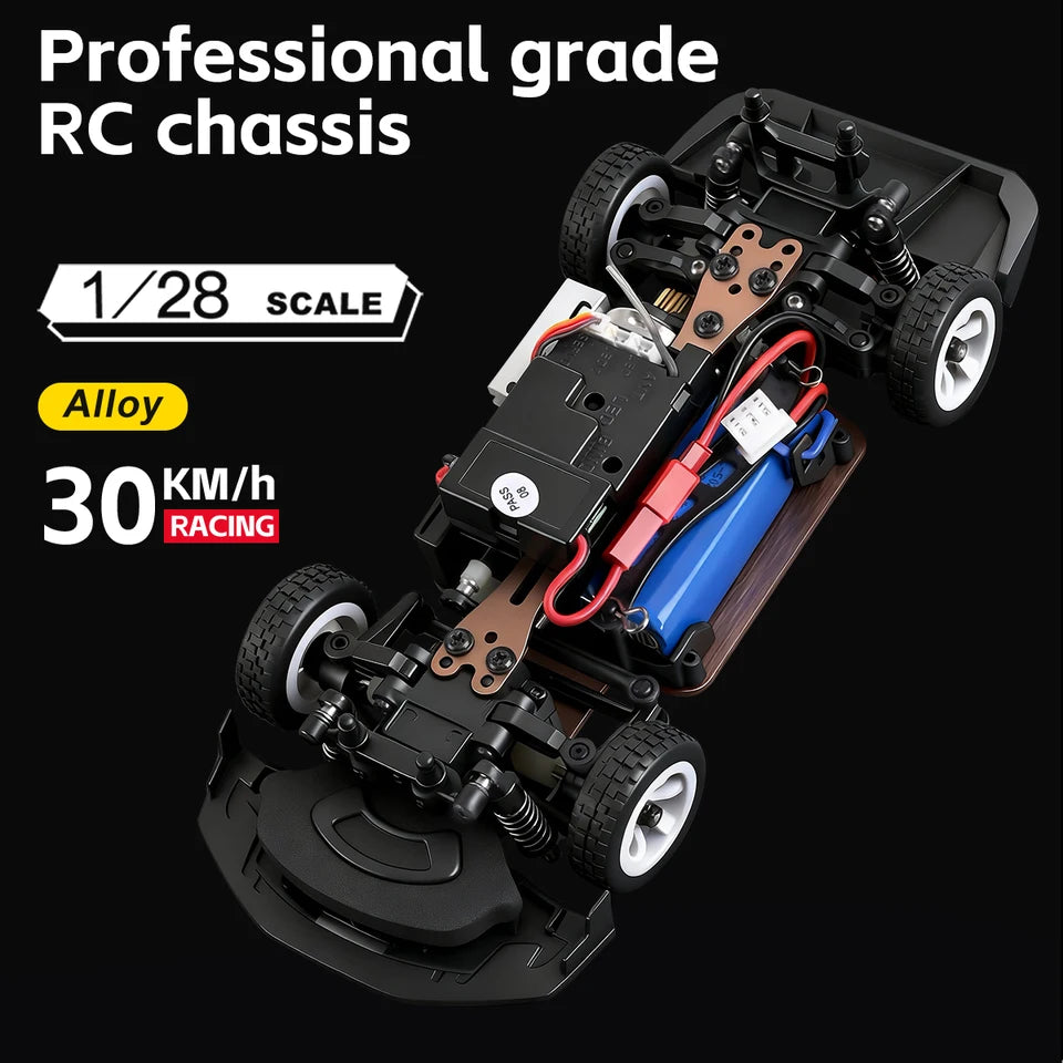 WLtoys 1/28 RC Drifting Car 284191 284019-A Upgraded Gyro 4WD High Speed Radio Control Model 2.4G Drift Racing Vehicle Mini Gift