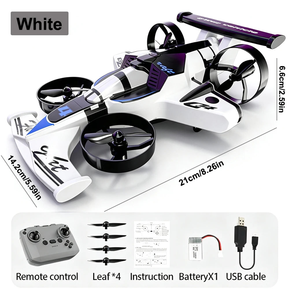 In Stock 2 IN 1 RC Car And RC Plane Amphibious Drift Racing Fixed-wing Aircraft Drone Toys For Kids And Adults Gift