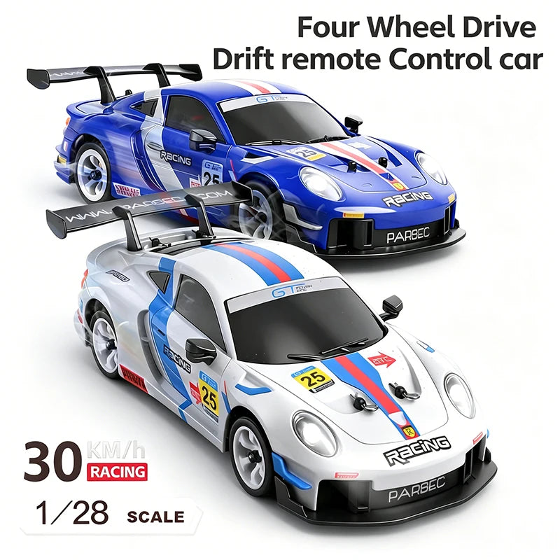 WLtoys 1/28 RC Drifting Car 284191 284019-A Upgraded Gyro 4WD High Speed Radio Control Model 2.4G Drift Racing Vehicle Mini Gift